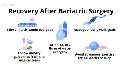 Post-Bariatric surgery recovery tips.